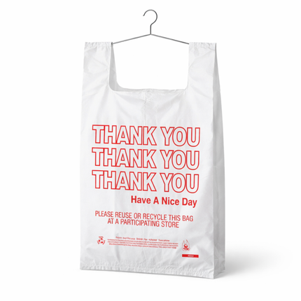 White T-Sack Small 8X4X16 13 Mic -1000/Case