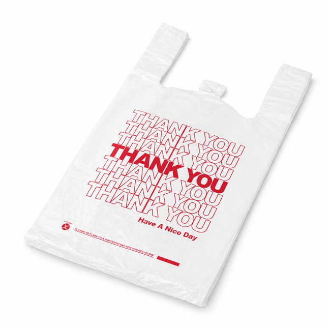 White T-Sack Small 8X4X16 13 Mic -1000/Case