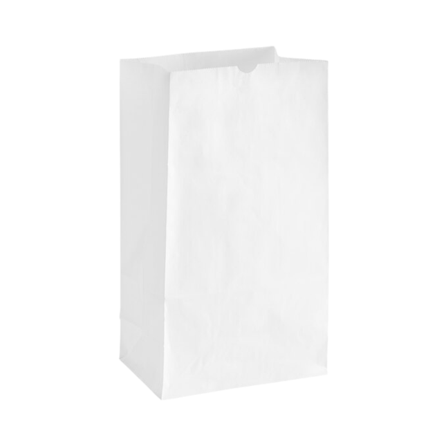 White Paper Bags 16 lb - 500/Pack