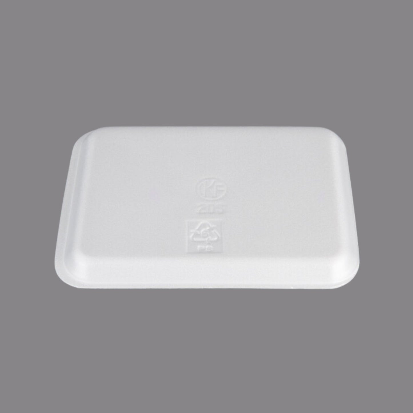 CKF 88120 #20S Durable White Foam Meat Tray – 8 3/4" x 6 1/2" x 3/4" (500/Case)