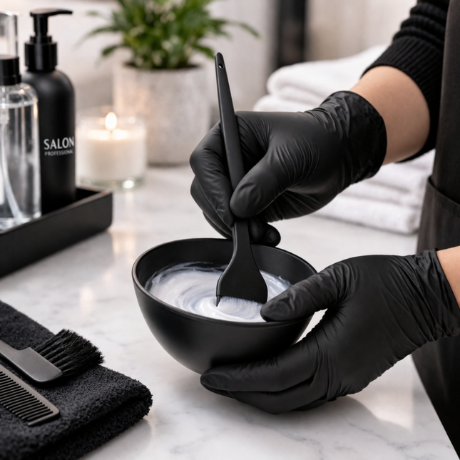 Extra Large Black Powder-Free Nitrile 4 Mill Thick Gloves - 1000/Case