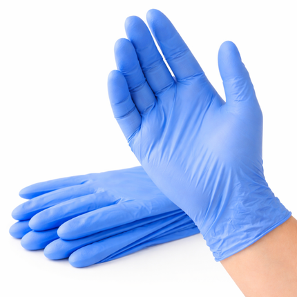 Extra Large Blue Powder-Free Nitrile 4 Mill Thick Gloves - 1000/Case
