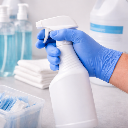 Extra Large Blue Powder-Free Nitrile 4 Mill Thick Gloves - 1000/Case