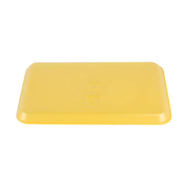 CKF 87916 (#16S) Yellow Foam Meat Tray 11 3/4" x 7 1/2" x 5/8" - 250/Case