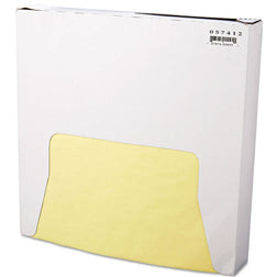 Papel encerado para sándwich amarillo Bagcraft de 12 x 12 pulgadas<br> 5000 / Caja 